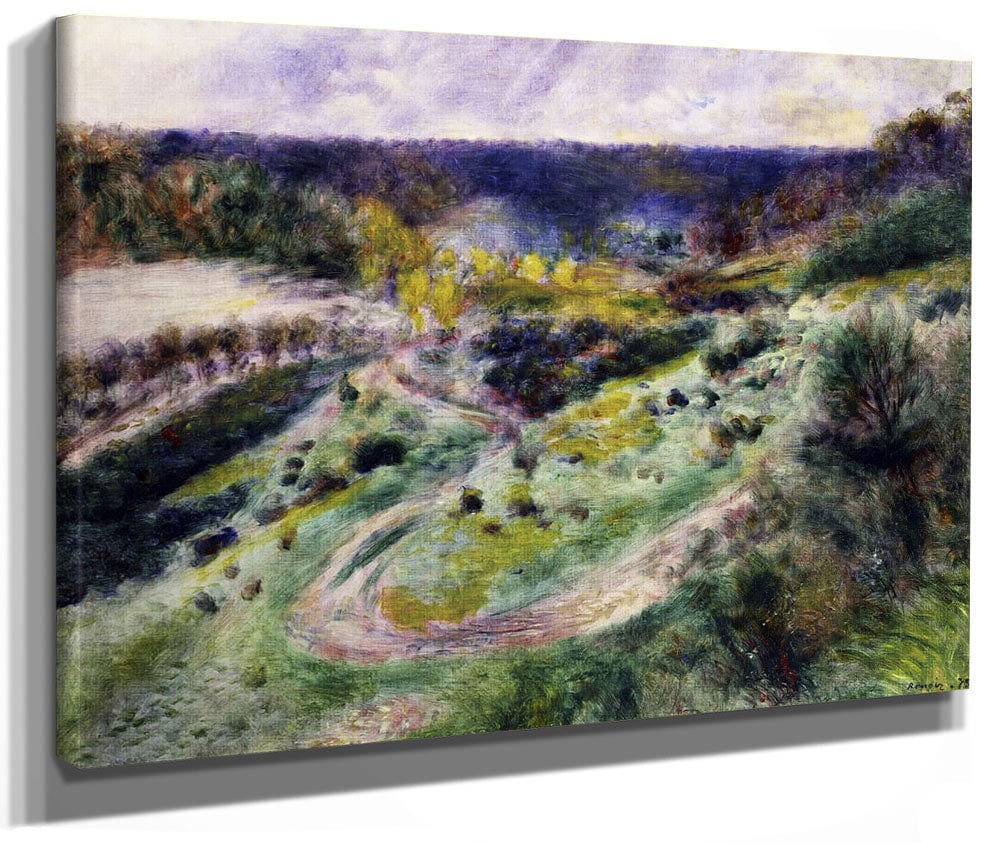 Road At Wargemont 1 By Pierre Auguste Renoir Fine Art Print 2