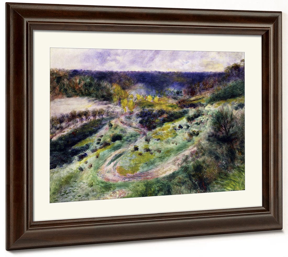Road At Wargemont By Pierre Auguste Renoir Fine Art Print 2