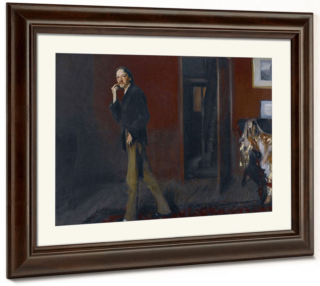 Robert Louis Stevenson And His Wife By John Singer Sargent Fine Art Print 2
