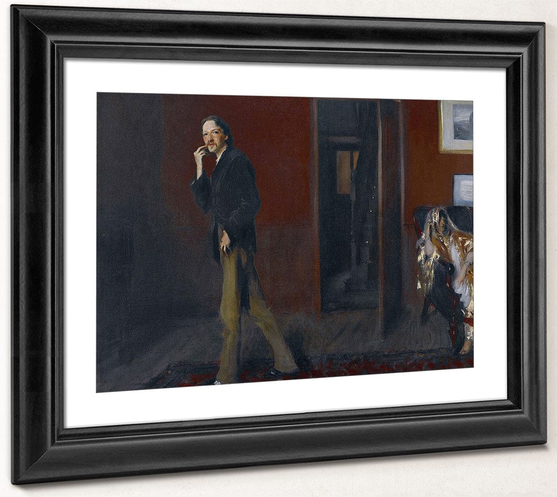 Robert Louis Stevenson And His Wife By John Singer Sargent Fine Art Print 2