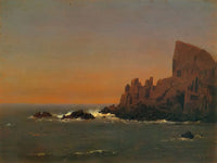 Rocks By Off By Grand By Manan By Frederic By Edwin By Church Fine Art Print 2