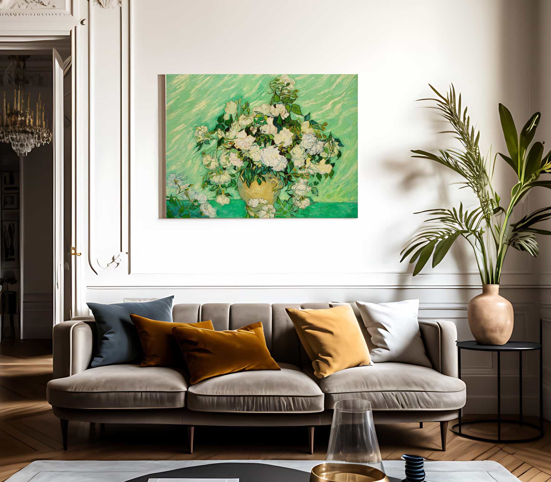 Roses By Vincent Van Gogh Fine Art Print 2