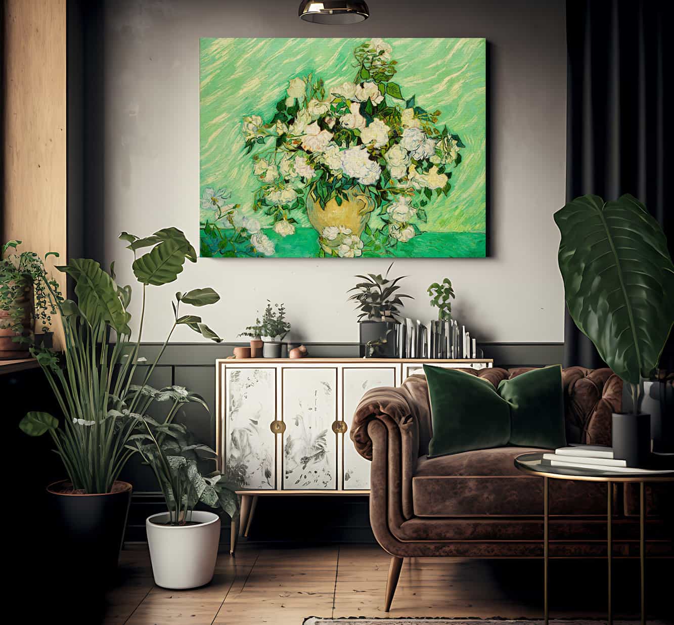 Roses By Vincent Van Gogh Fine Art Print 2