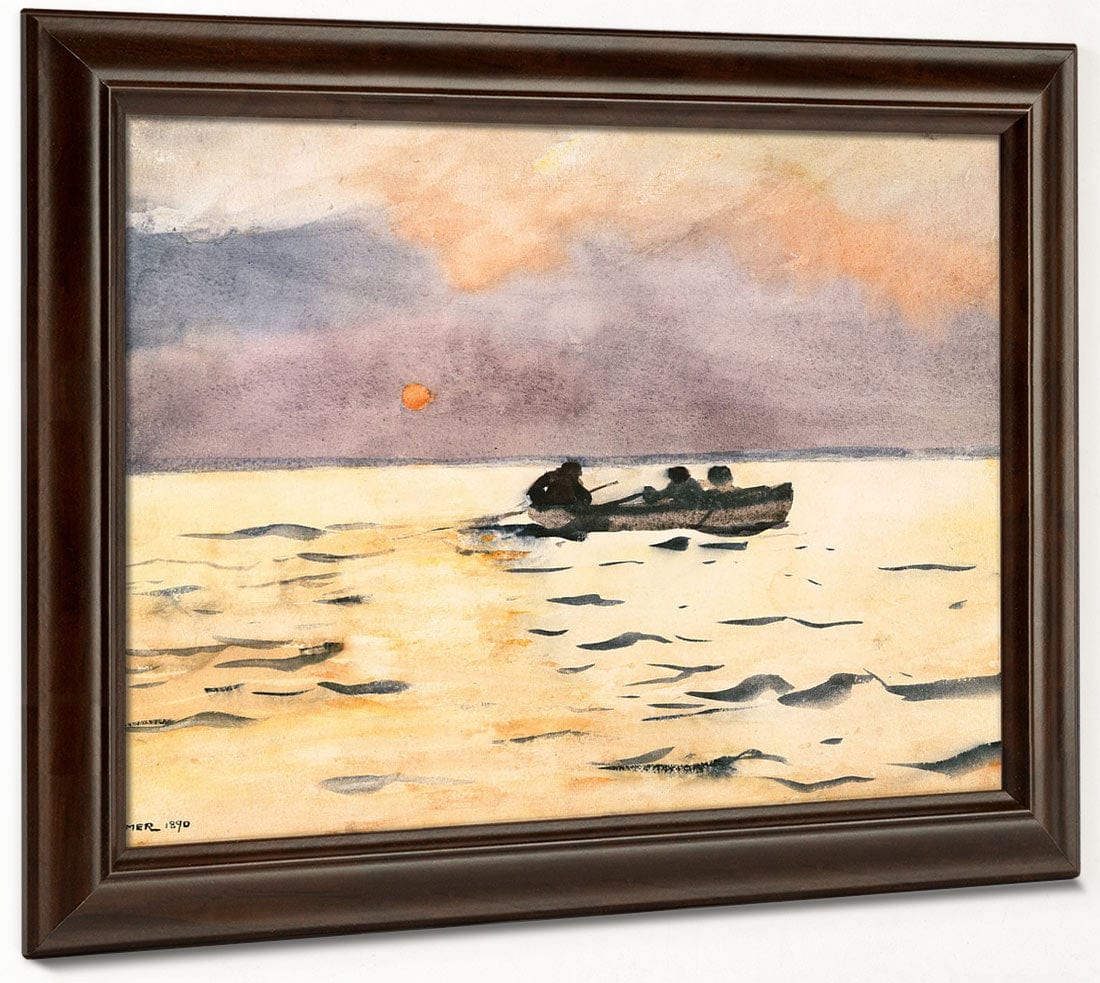 Rowing Home By Winslow Homer Fine Art Print 2