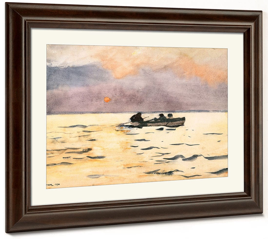 Rowing Home By Winslow Homer Fine Art Print 2