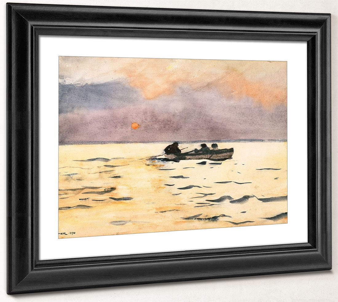 Rowing Home By Winslow Homer Fine Art Print 2