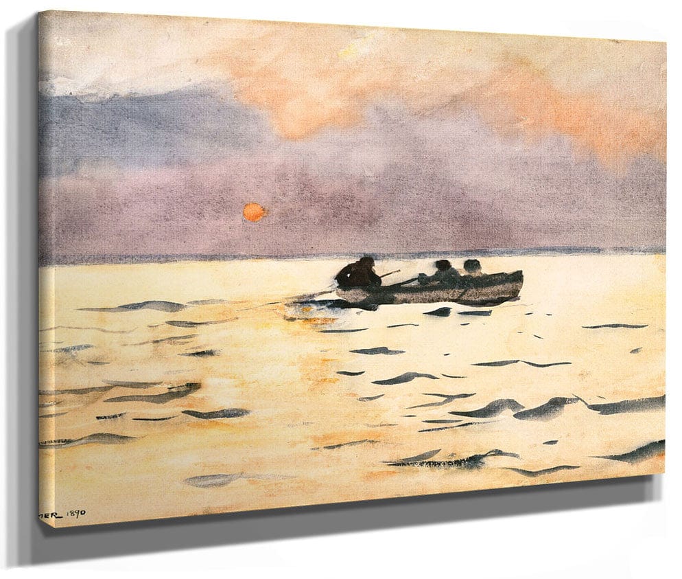 Rowing Home By Winslow Homer Fine Art Print 2