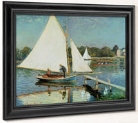 Sailing At Argenteuil By Claude Monet Fine Art Print 2