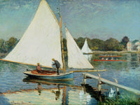 Sailing At Argenteuil By Claude Monet Fine Art Print 2
