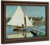Sailing At Argenteuil By Claude Monet Fine Art Print 2