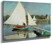 Sailing At Argenteuil By Claude Monet Fine Art Print 2