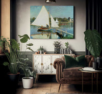 Sailing At Argenteuil By Claude Monet Fine Art Print 2