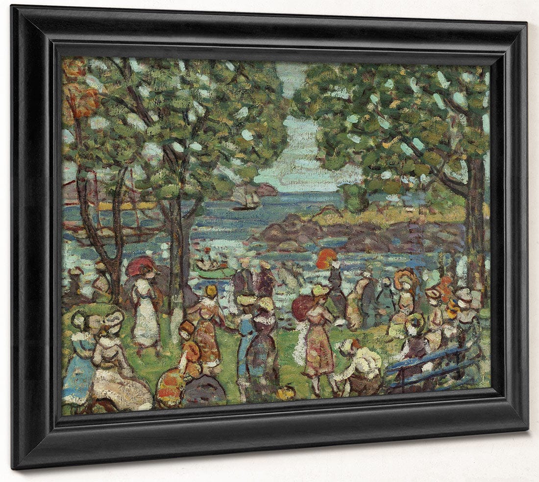 Salem Cove By Maurice Brazil Prendergast Fine Art Print 2