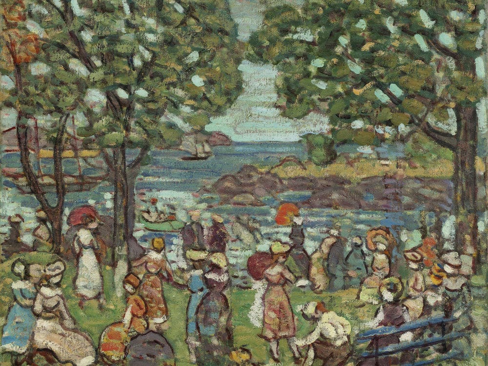 Salem Cove By Maurice Brazil Prendergast Fine Art Print 2