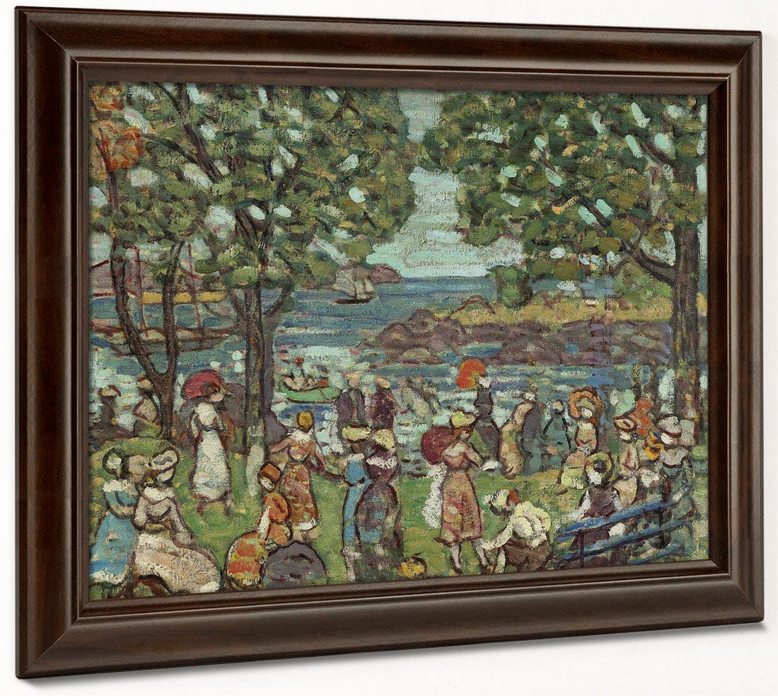 Salem Cove By Maurice Brazil Prendergast Fine Art Print 2