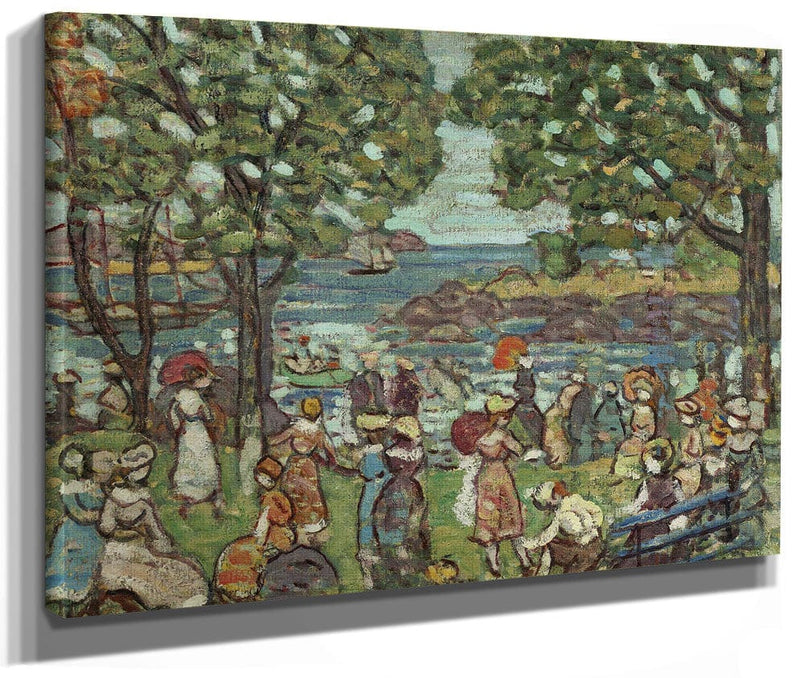Salem Cove By Maurice Brazil Prendergast Fine Art Print 2