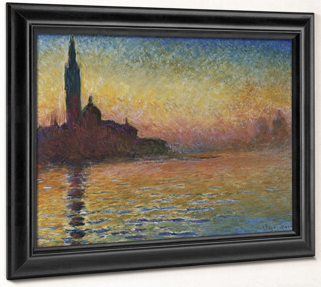 San Giorgio Maggiore By Twilight By Claude Monet Fine Art Print 2
