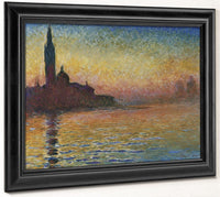 San Giorgio Maggiore By Twilight By Claude Monet Fine Art Print 2