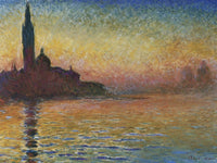 San Giorgio Maggiore By Twilight By Claude Monet Fine Art Print 2