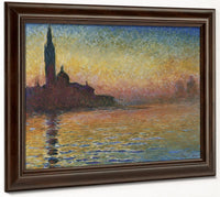 San Giorgio Maggiore By Twilight By Claude Monet Fine Art Print 2