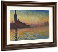 San Giorgio Maggiore By Twilight By Claude Monet Fine Art Print 2