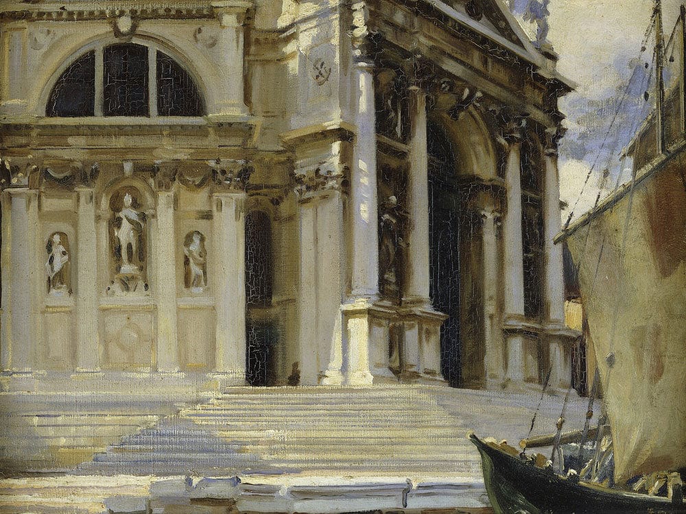 Santa Maria Della Salute, Venice By John Singer Sargent Fine Art Print 2
