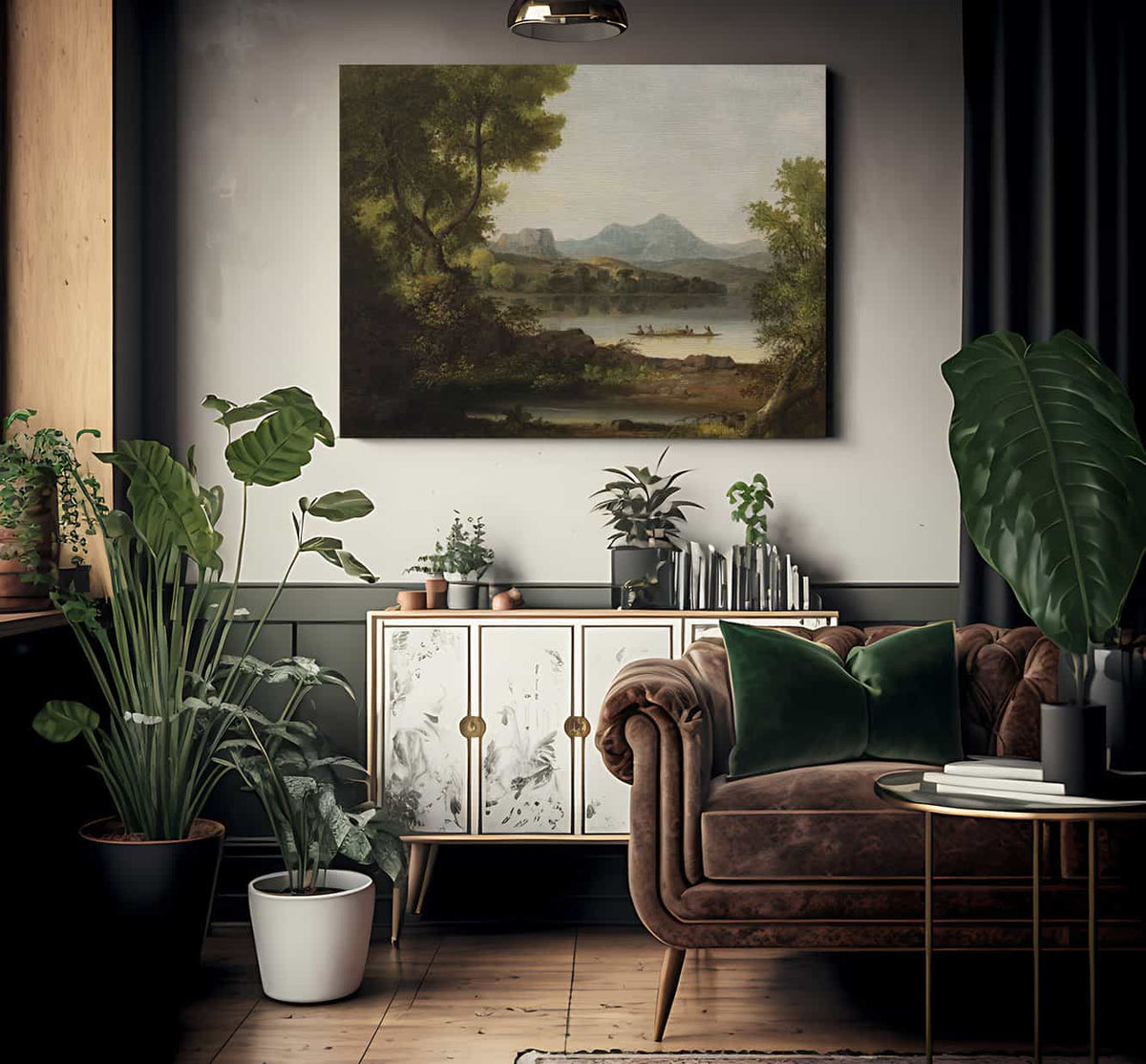 Scene On The Columbia River By John Mix Stanley Fine Art Print 2