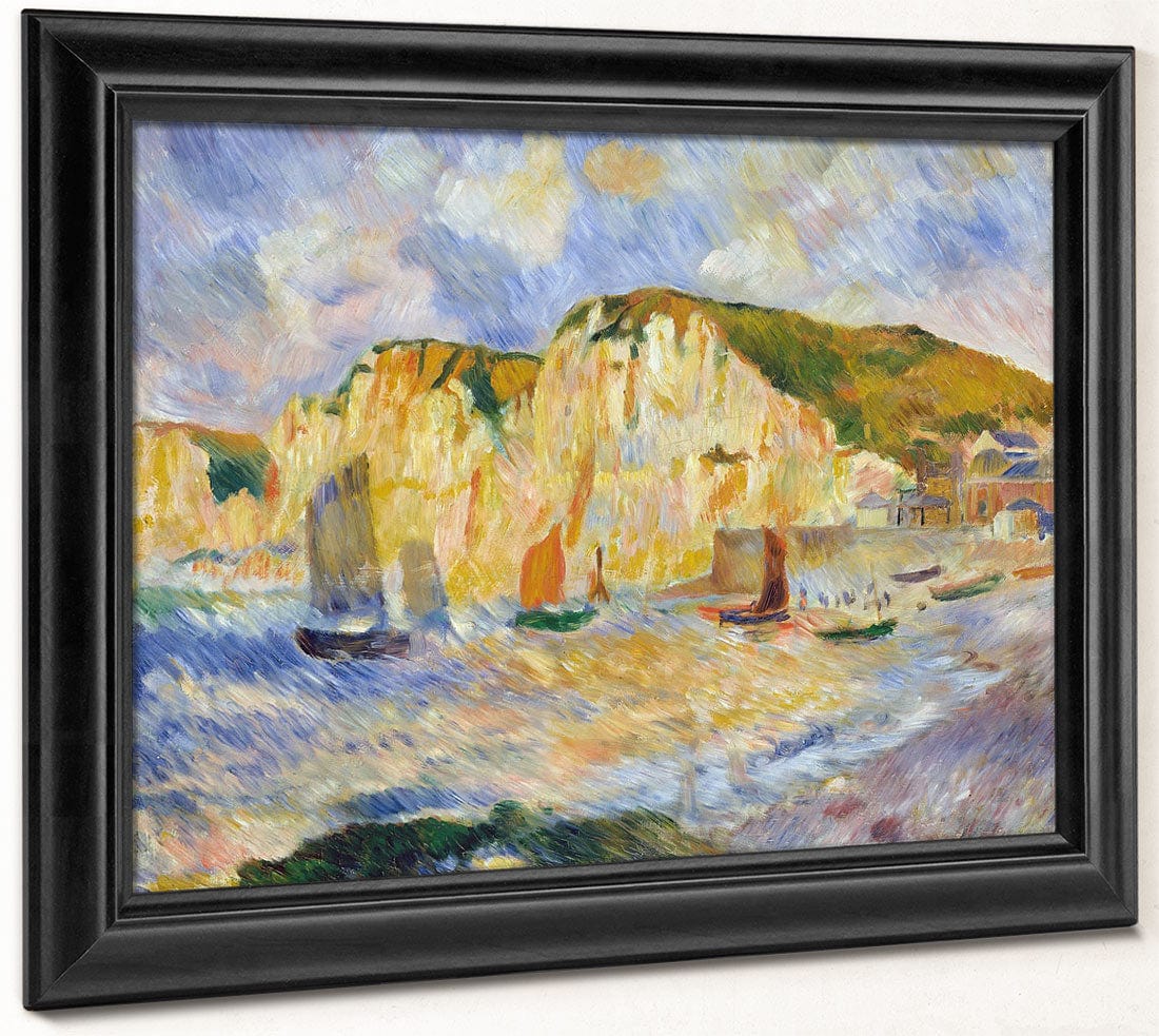 Sea And Cliffs 1 By Pierre Auguste Renoir Fine Art Print 2