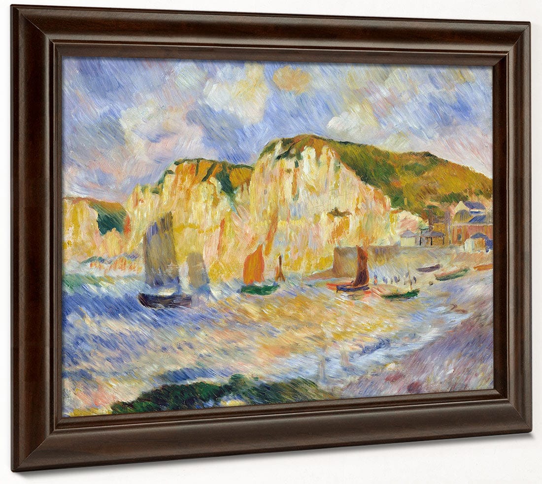 Sea And Cliffs 1 By Pierre Auguste Renoir Fine Art Print 2