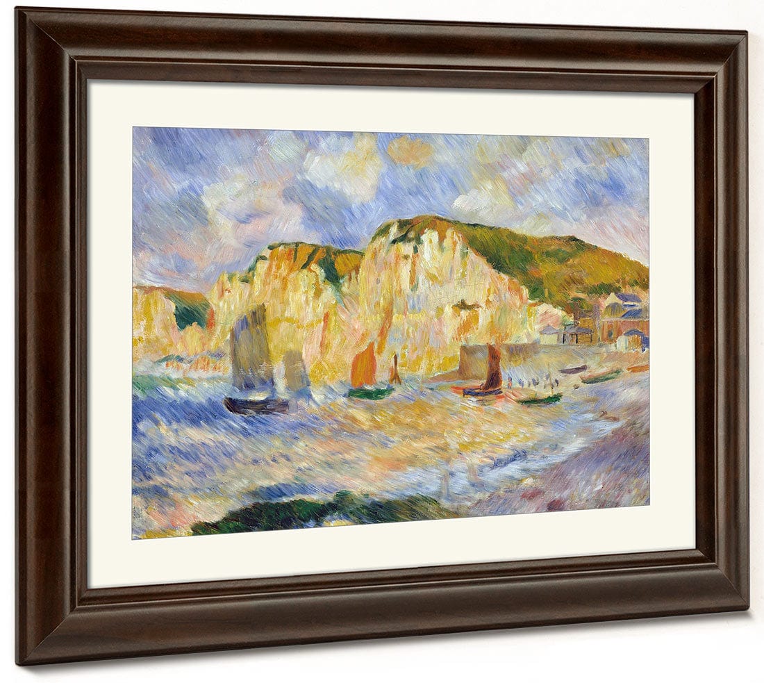 Sea And Cliffs 1 By Pierre Auguste Renoir Fine Art Print 2