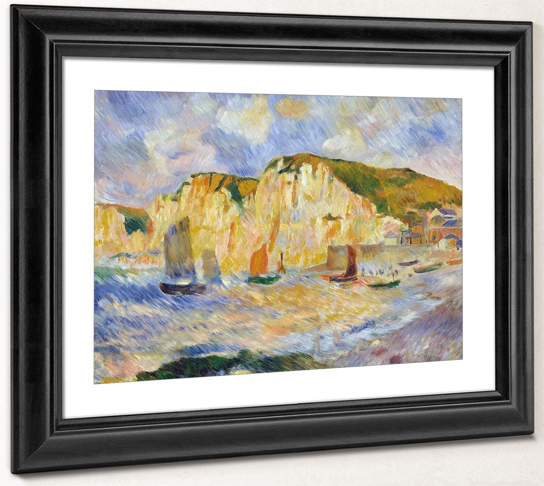Sea And Cliffs 1 By Pierre Auguste Renoir Fine Art Print 2