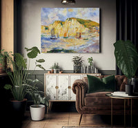 Sea And Cliffs 1 By Pierre Auguste Renoir Fine Art Print 2