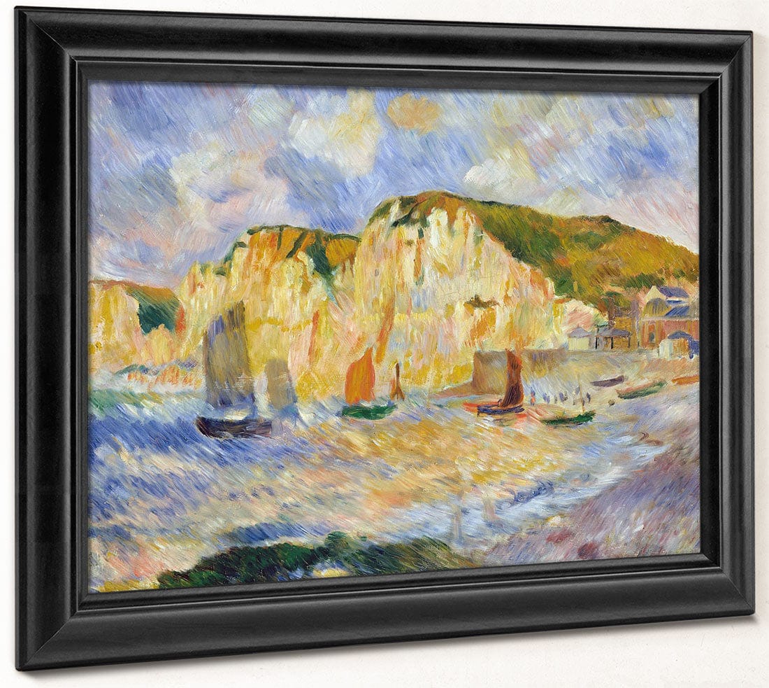 Sea And Cliffs By Pierre Auguste Renoir Fine Art Print 2