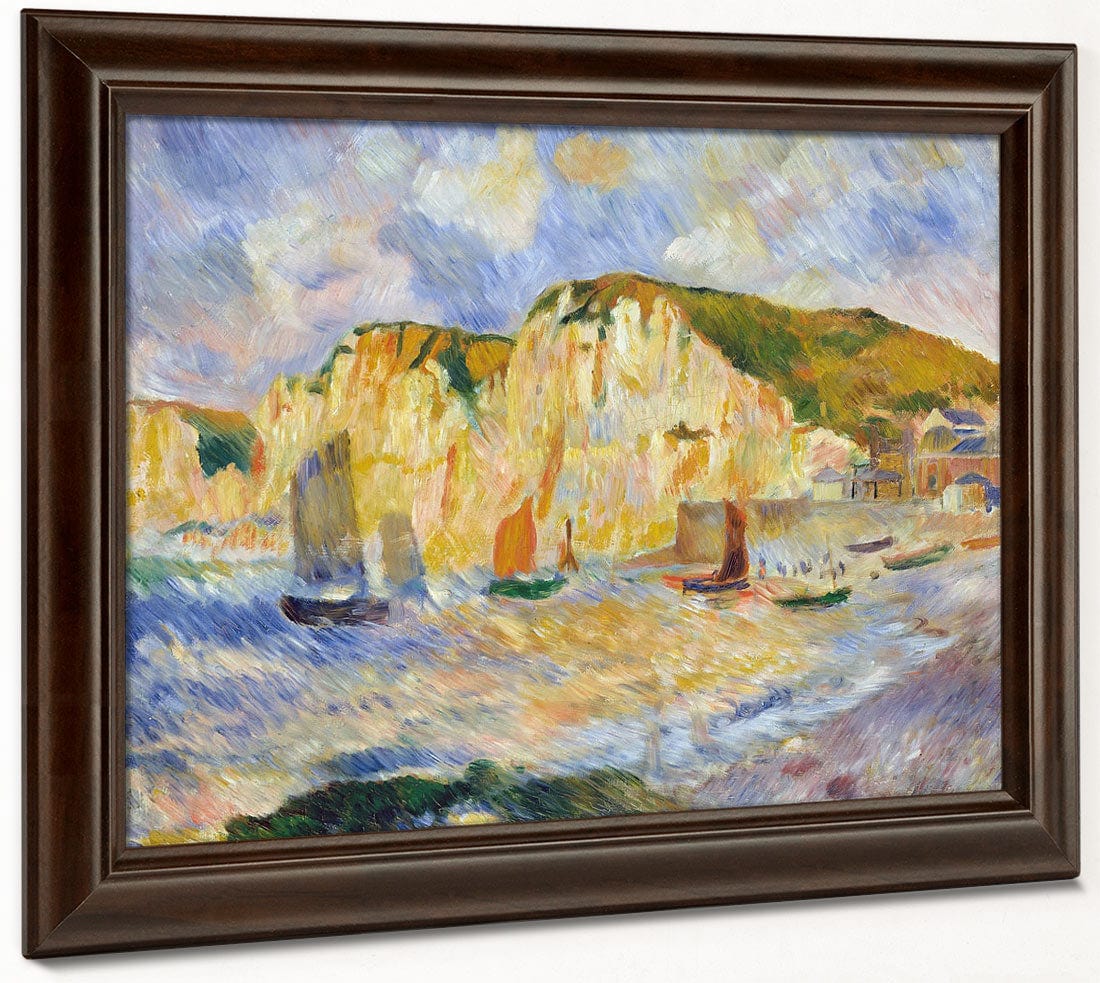 Sea And Cliffs By Pierre Auguste Renoir Fine Art Print 2