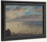 Sea Viewed From The Heights Of Dieppe By Ferdinand Victor Eugene Delacroix Fine Art Print 2