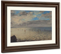 Sea Viewed From The Heights Of Dieppe By Ferdinand Victor Eugene Delacroix Fine Art Print 2