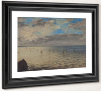 Sea Viewed From The Heights Of Dieppe By Ferdinand Victor Eugene Delacroix Fine Art Print 2