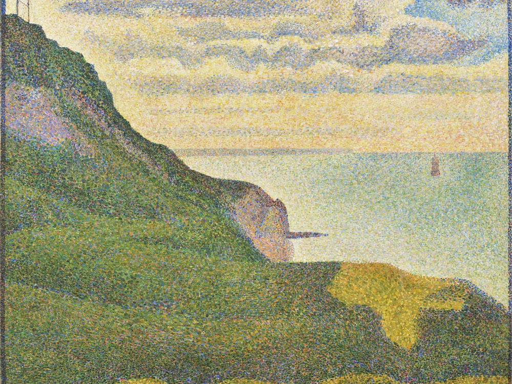 Seascape At Port En Bessin, Normandy By Georges Pierre Seurat Fine Art Print 2