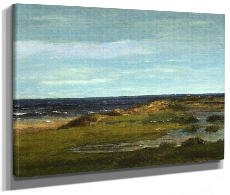 Seascape By Jean Desire Gustave Courbet Fine Art Print 2