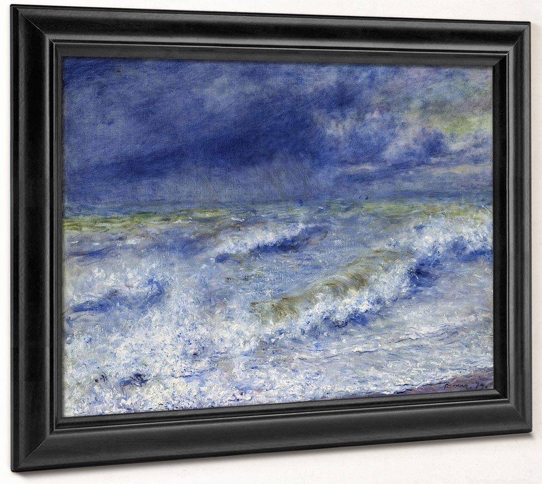 Seascape By Pierre Auguste Renoir Fine Art Print 2