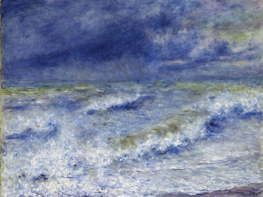 Seascape By Pierre Auguste Renoir Fine Art Print 2