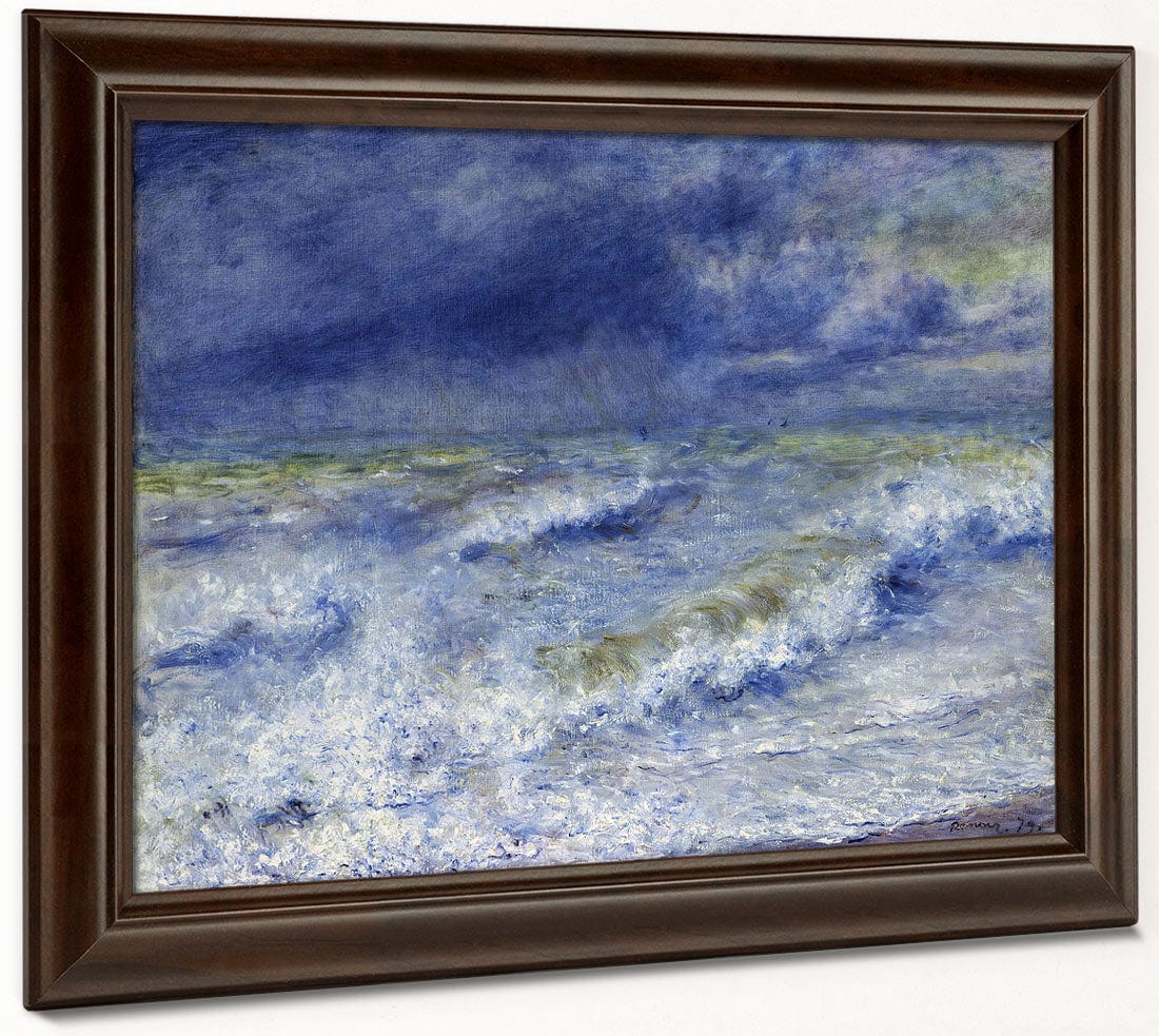 Seascape By Pierre Auguste Renoir Fine Art Print 2