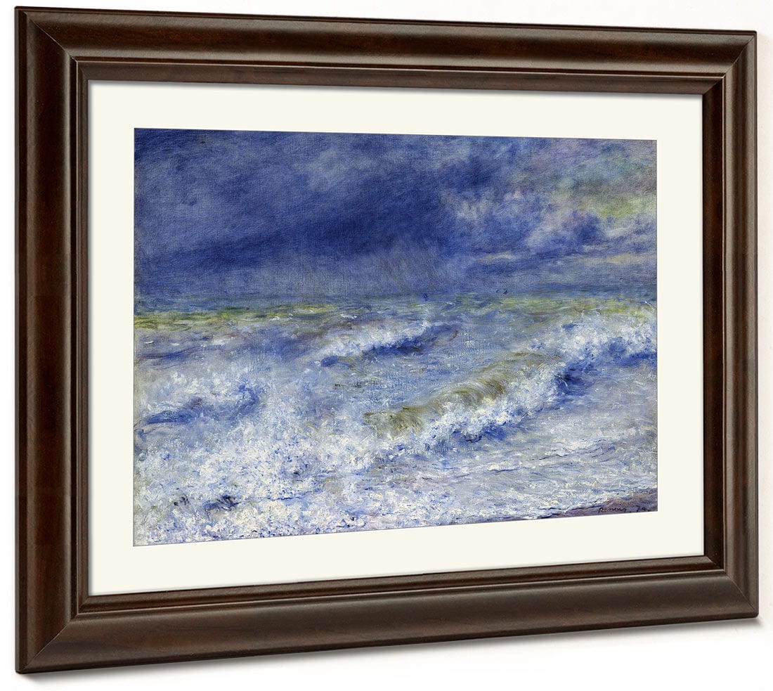 Seascape By Pierre Auguste Renoir Fine Art Print 2