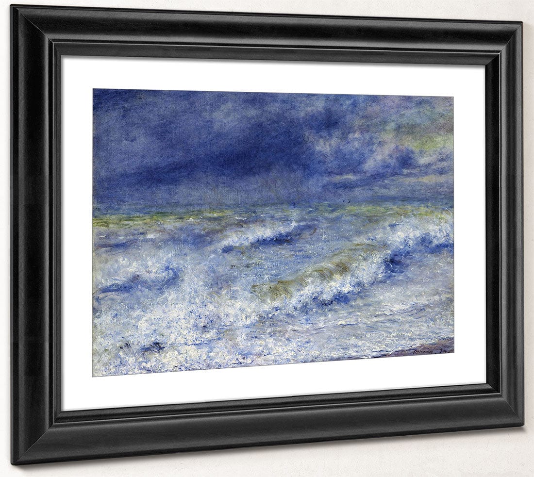 Seascape By Pierre Auguste Renoir Fine Art Print 2