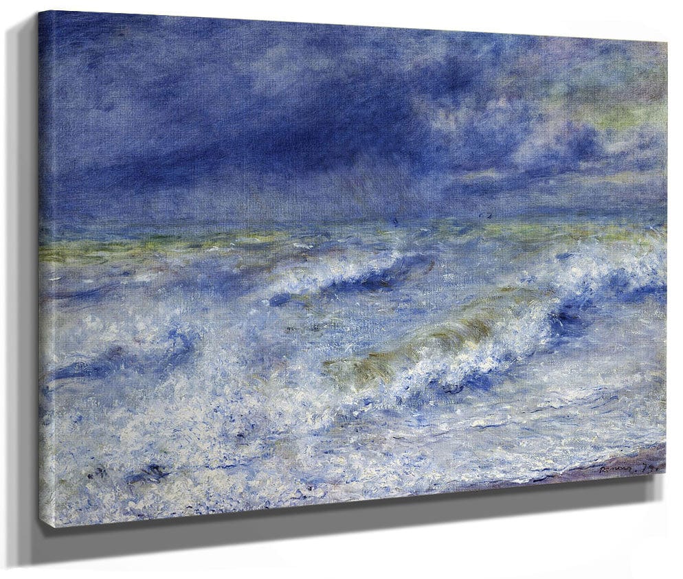 Seascape By Pierre Auguste Renoir Fine Art Print 2