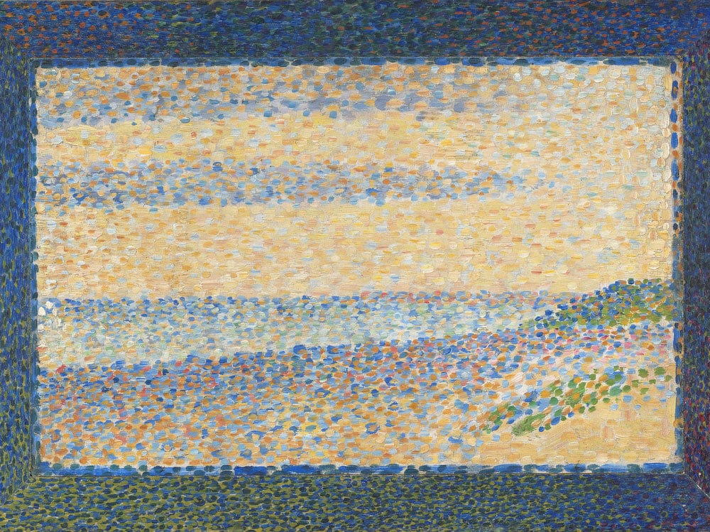 Seascape (Gravelines) By Georges Pierre Seurat Fine Art Print 2