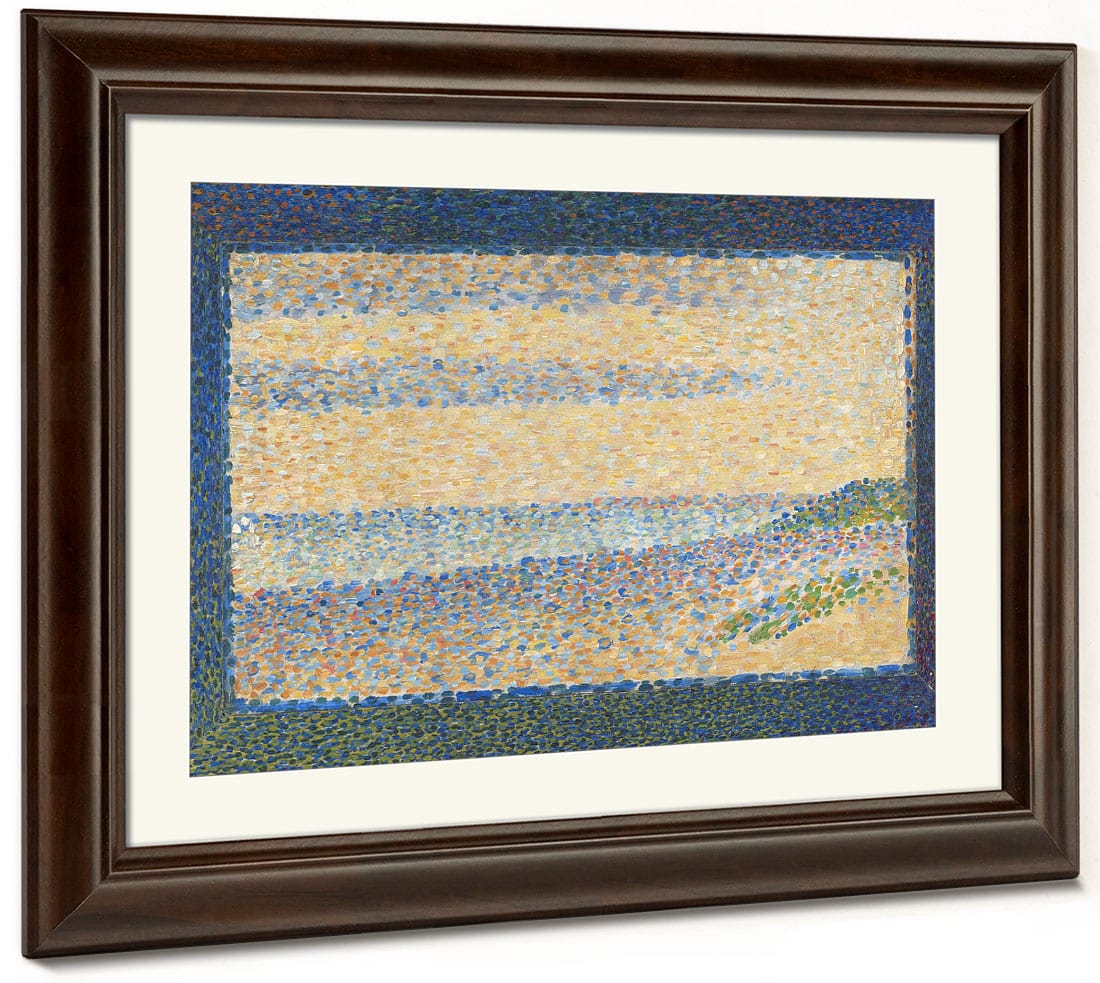 Seascape (Gravelines) By Georges Pierre Seurat Fine Art Print 2