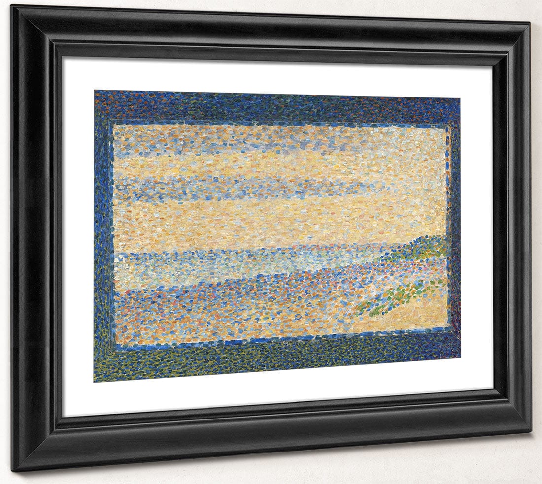 Seascape (Gravelines) By Georges Pierre Seurat Fine Art Print 2