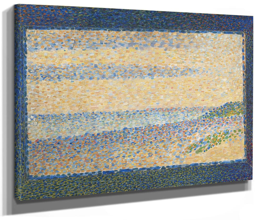 Seascape (Gravelines) By Georges Pierre Seurat Fine Art Print 2