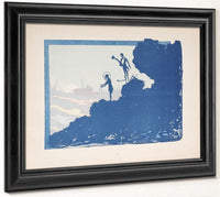 Selected Pages From The Shadow Theater Album La Tentation De Saint Antoine (Temptation Of Saint Anthony)  2 By Henri Riviere Fine Art Print 2